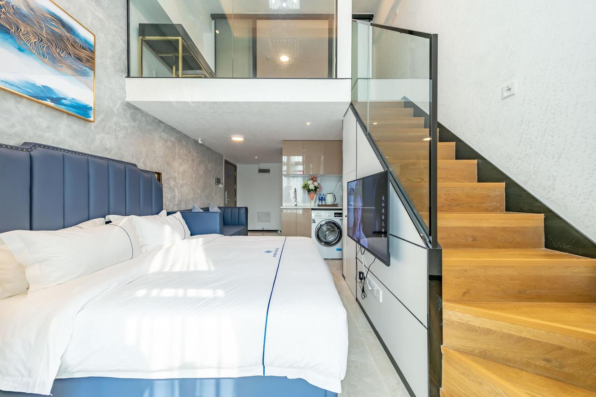 Boruisi Plaza Residence Apartment - Shenzhen Futian Convention & Exhibition Center المظهر الخارجي الصورة