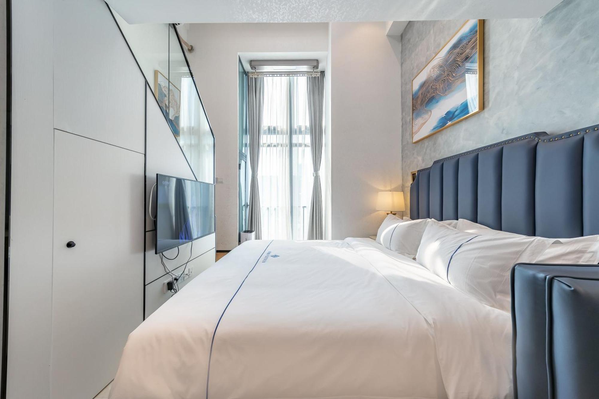 Boruisi Plaza Residence Apartment - Shenzhen Futian Convention & Exhibition Center المظهر الخارجي الصورة