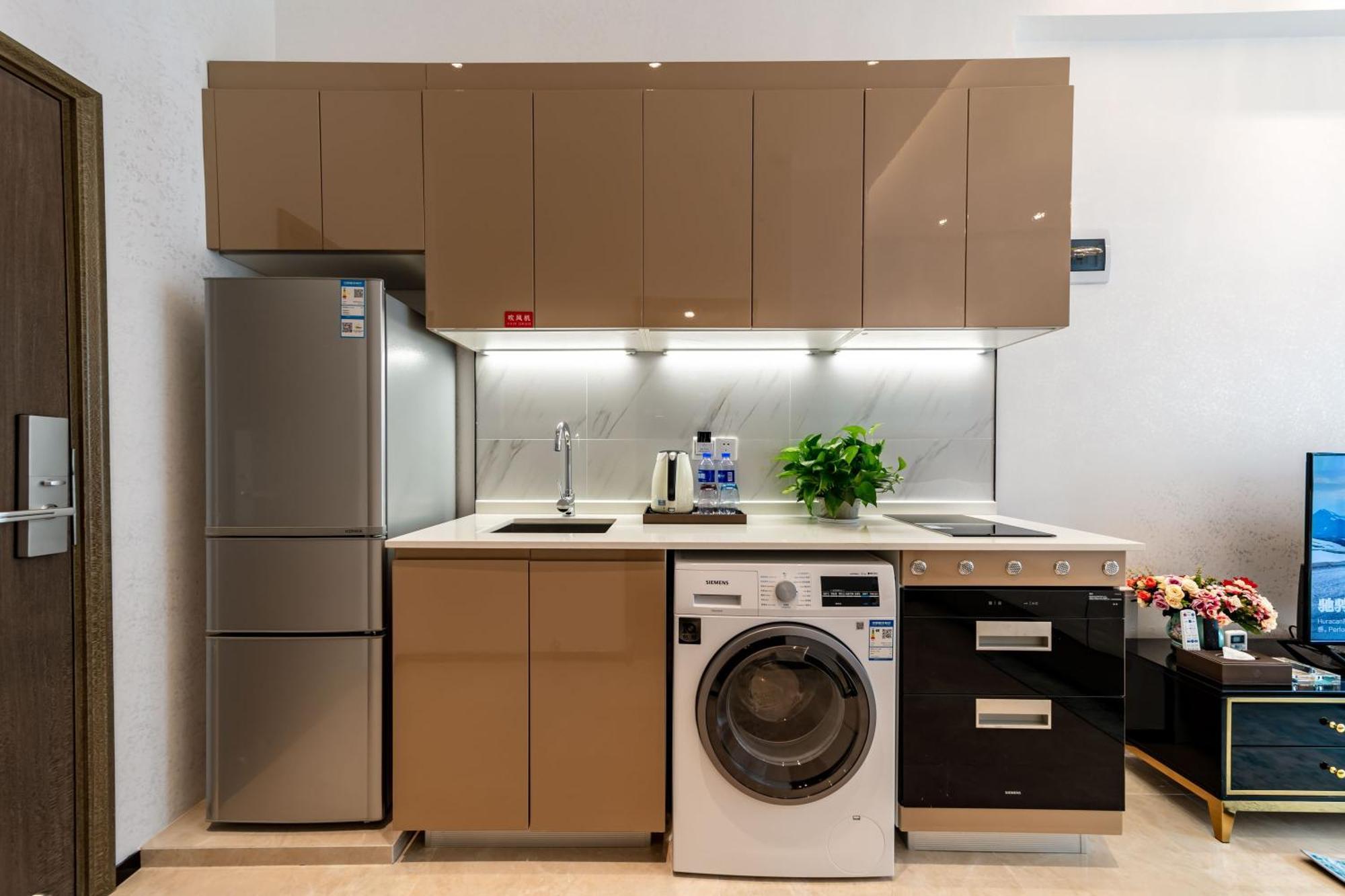 Boruisi Plaza Residence Apartment - Shenzhen Futian Convention & Exhibition Center المظهر الخارجي الصورة