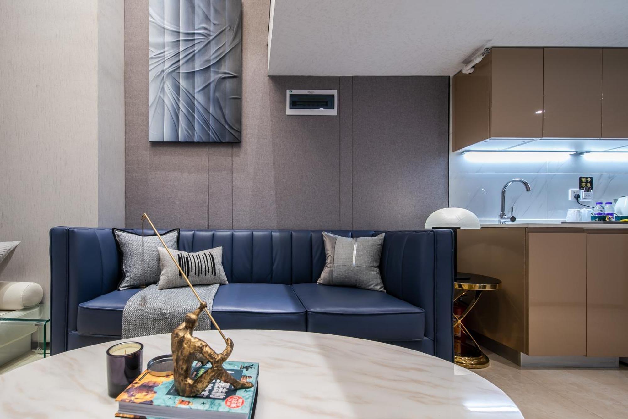Boruisi Plaza Residence Apartment - Shenzhen Futian Convention & Exhibition Center المظهر الخارجي الصورة
