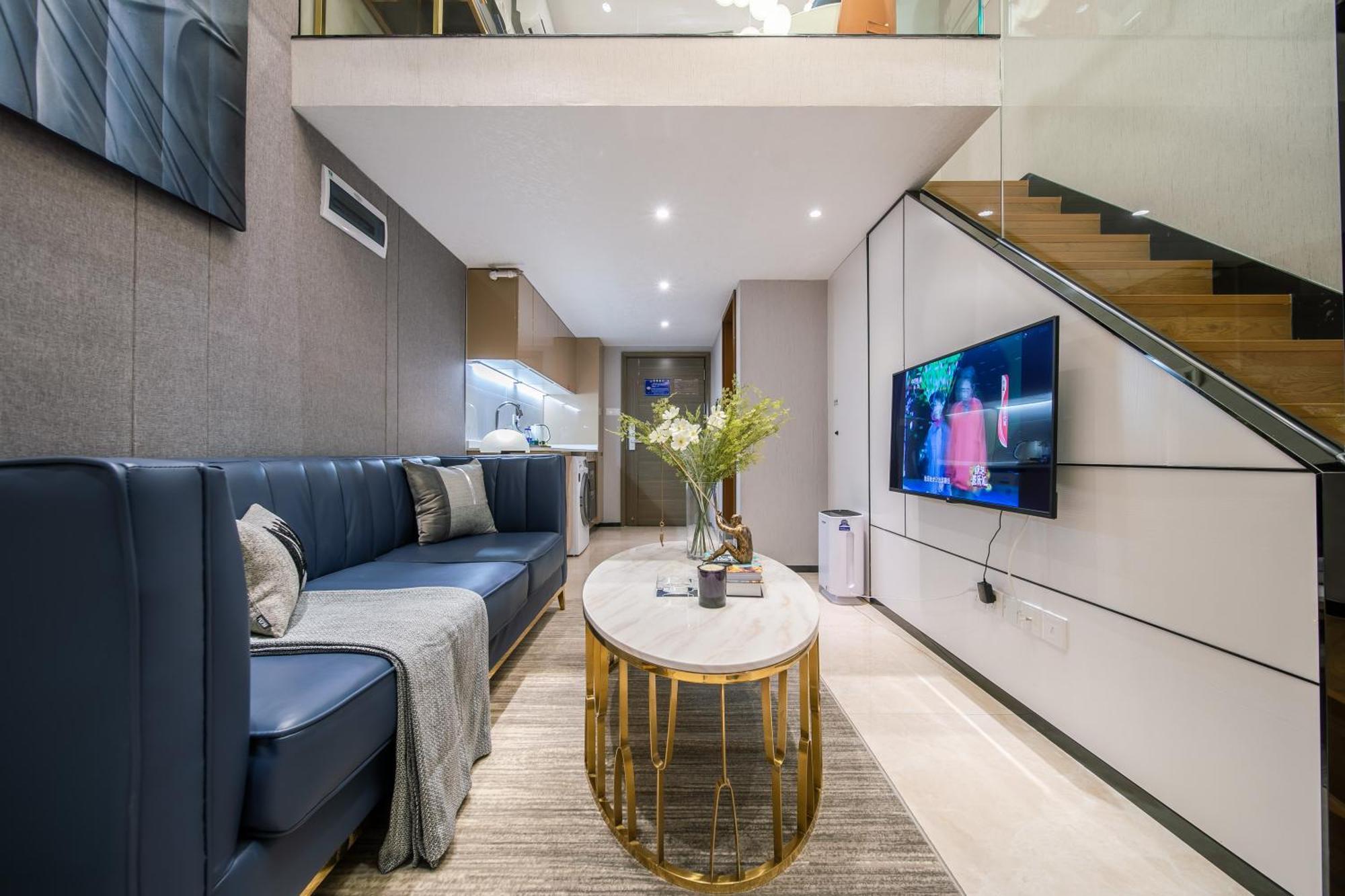 Boruisi Plaza Residence Apartment - Shenzhen Futian Convention & Exhibition Center المظهر الخارجي الصورة