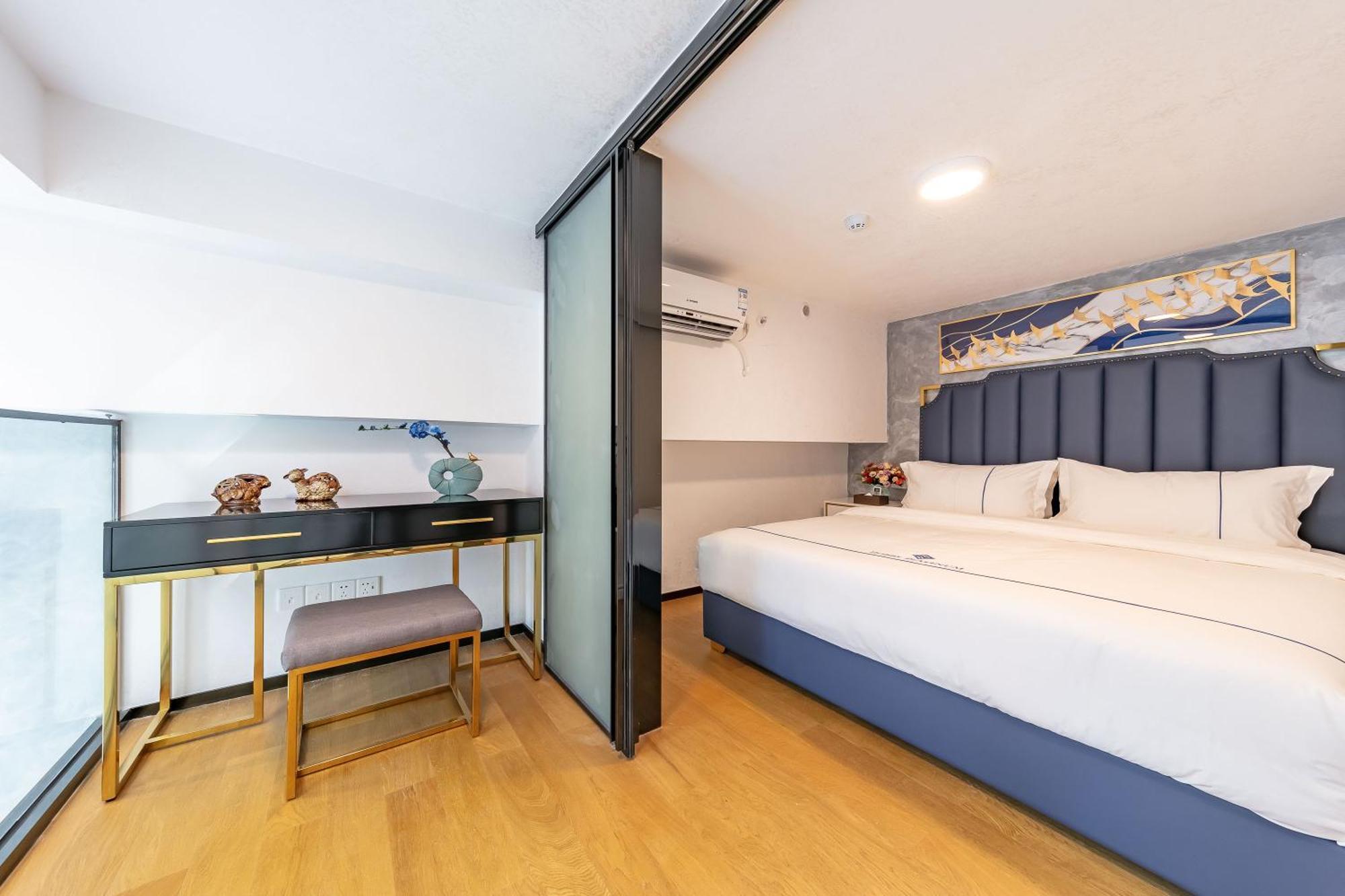 Boruisi Plaza Residence Apartment - Shenzhen Futian Convention & Exhibition Center المظهر الخارجي الصورة